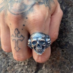 Silver Venom Ring – Skullbone