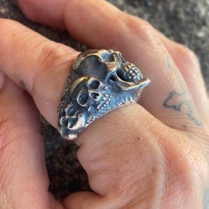 Silver Venom Ring – Skullbone