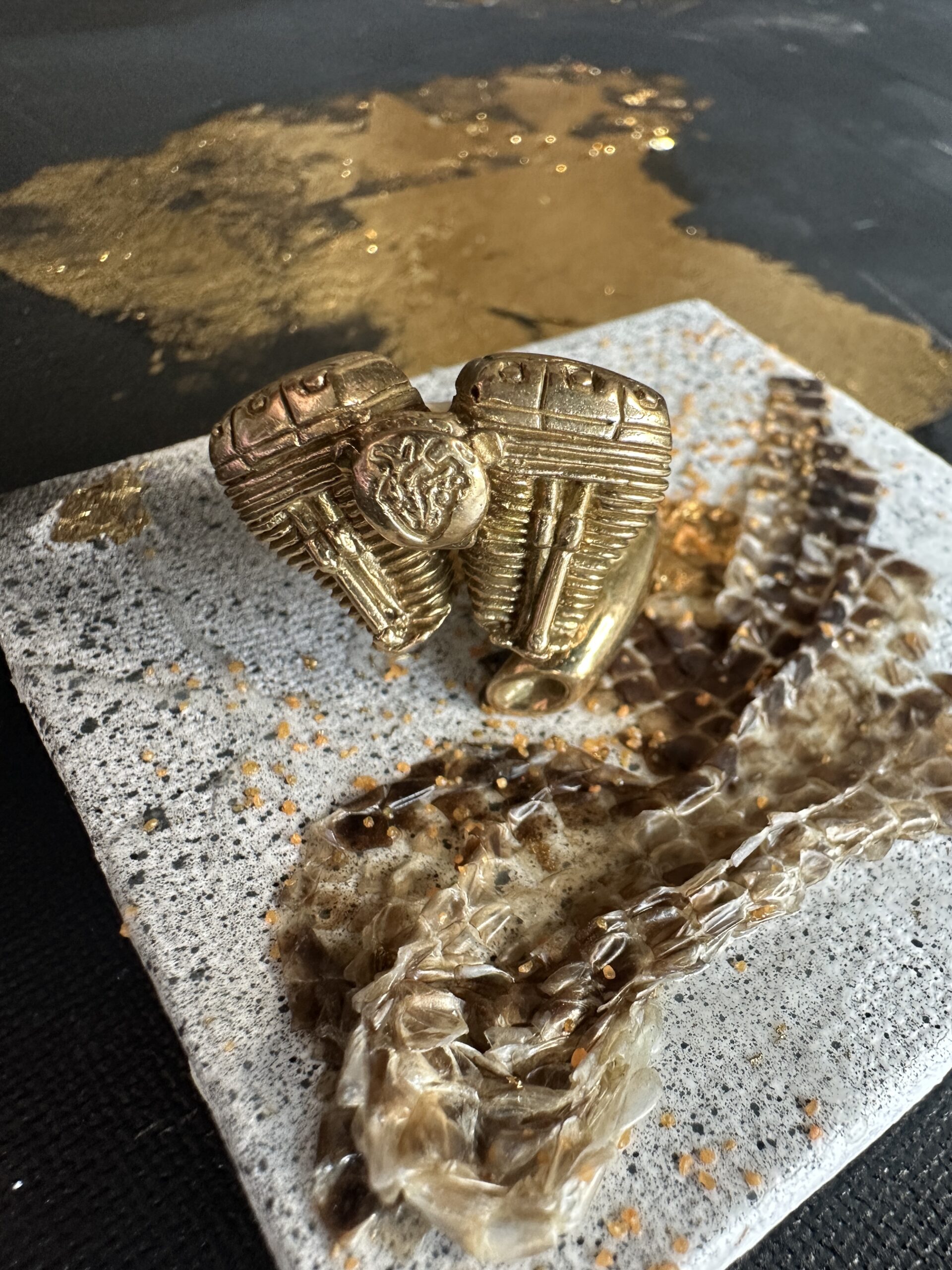 Bronze Venom Ring - Bicilindrico - immagine 4