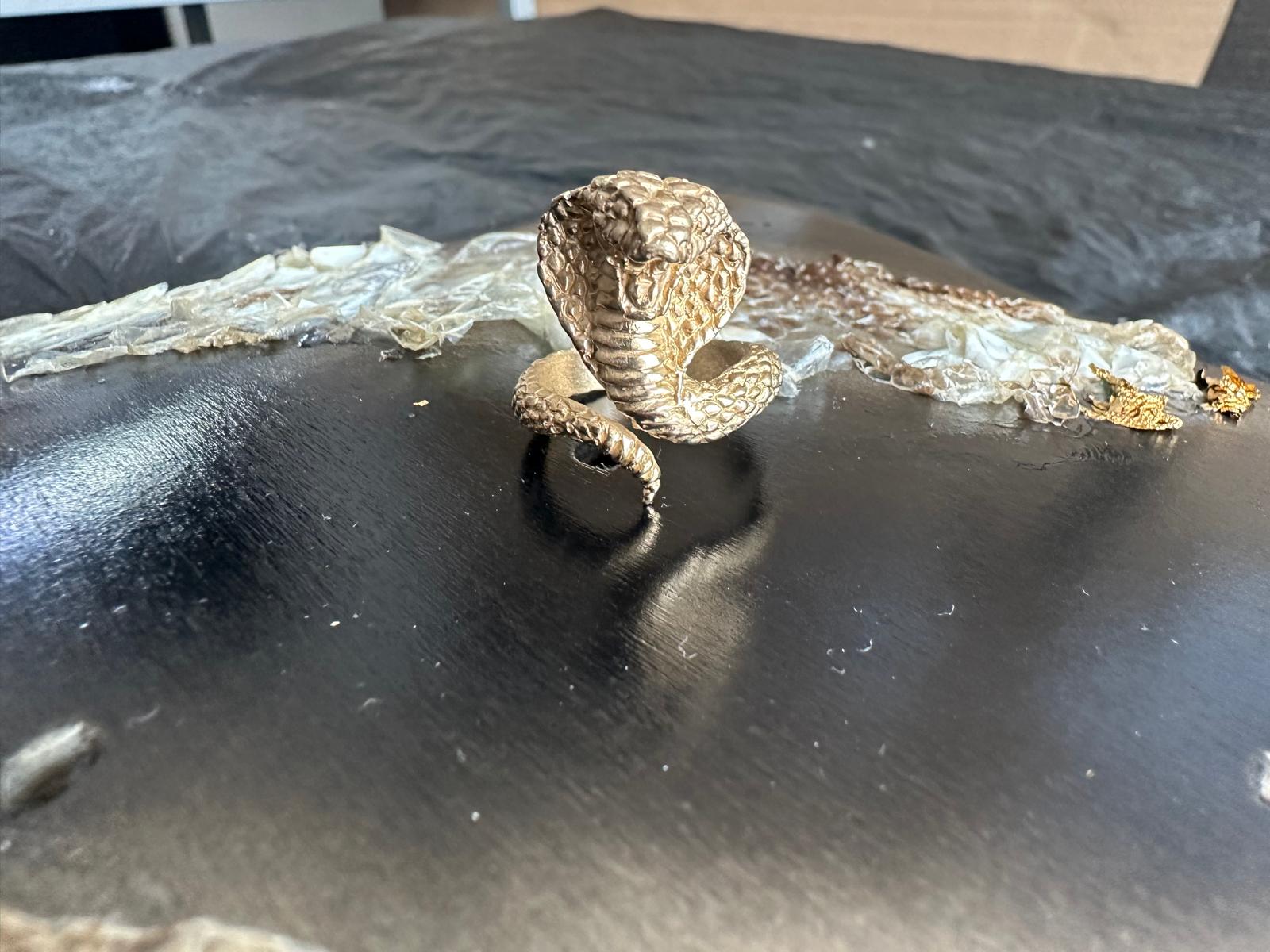 Bronze Venom Ring - Cobra - immagine 4